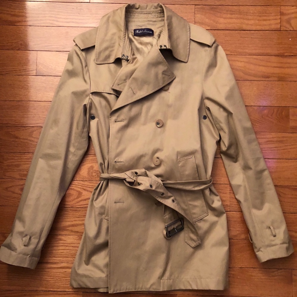 SOLD Ralph Lauren Purple Label Trench Coat